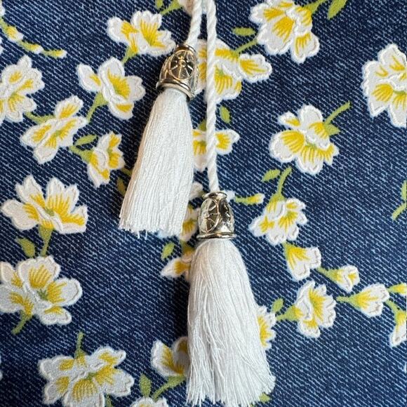 Emi & Joe Floral Daisy Stretchy Maxi Skirt Size Medium - Picture 6 of 9